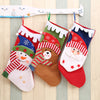 Snowy Scallop And Muffler Stockings- Snowy Snowman