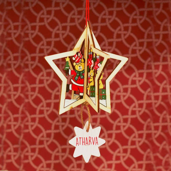 Personalised Hand Painted Wooden Charms - Set Of 8