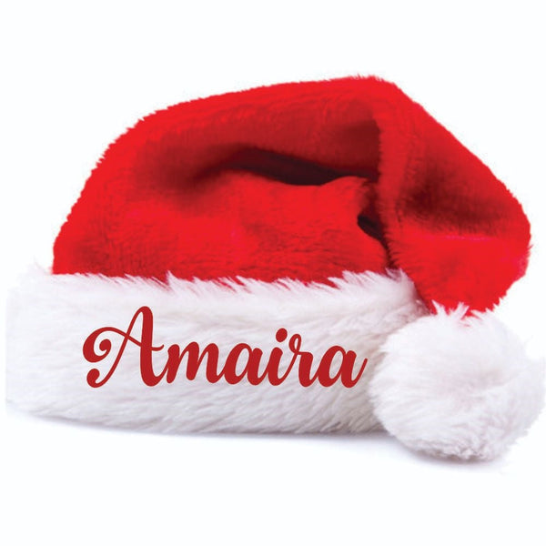 Luxe Furry Christmas Santa Caps