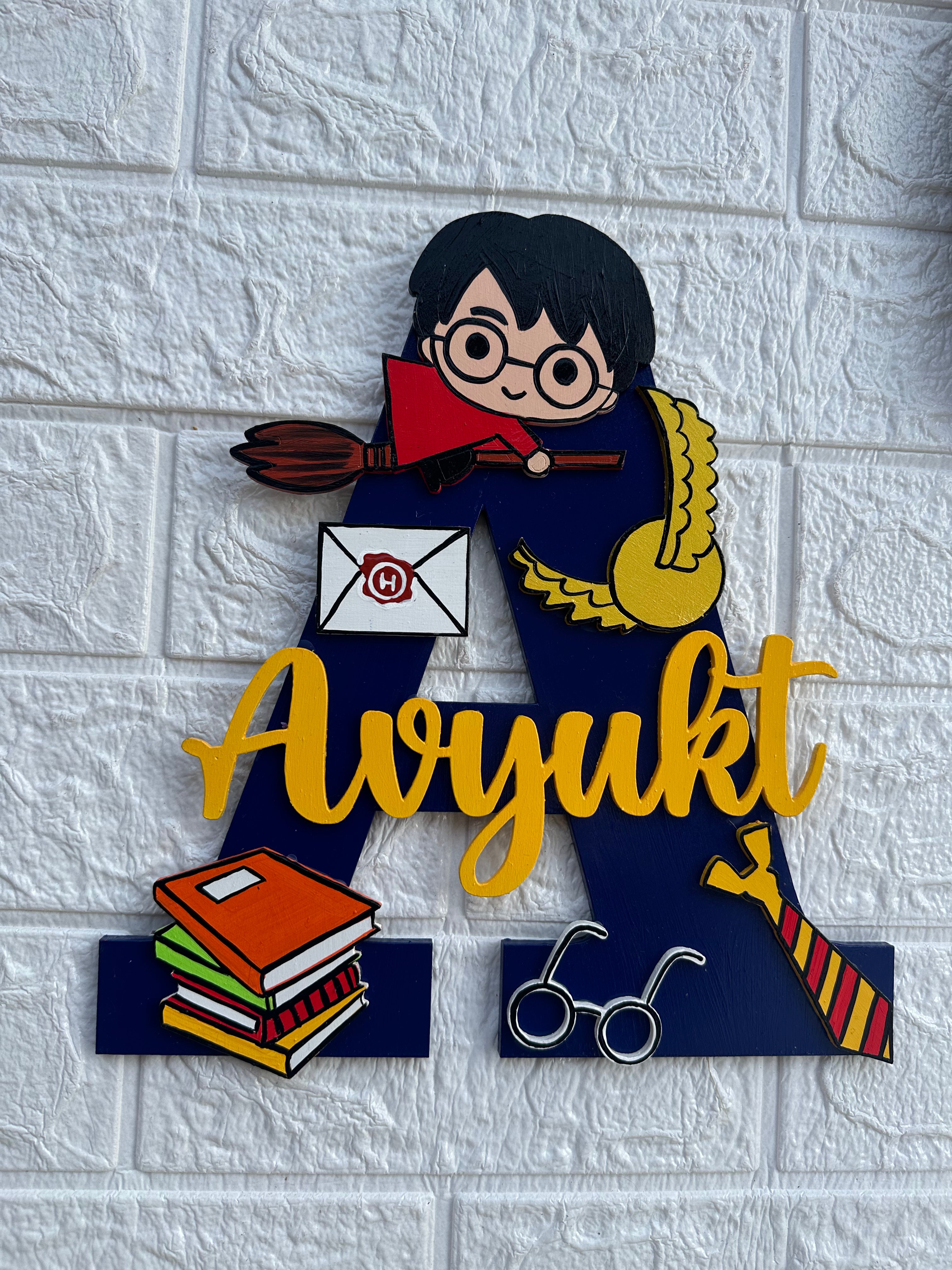 Wizardry Customized Home Decor Name Plate