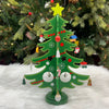 Green 3D DIY Glittering Tree with 20 Ornaments