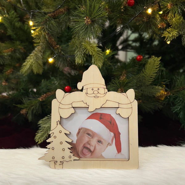 Wooden DIY Photo Case With Paints (Set of 6)