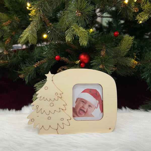 Wooden DIY Photo Case With Paints (Set of 6)