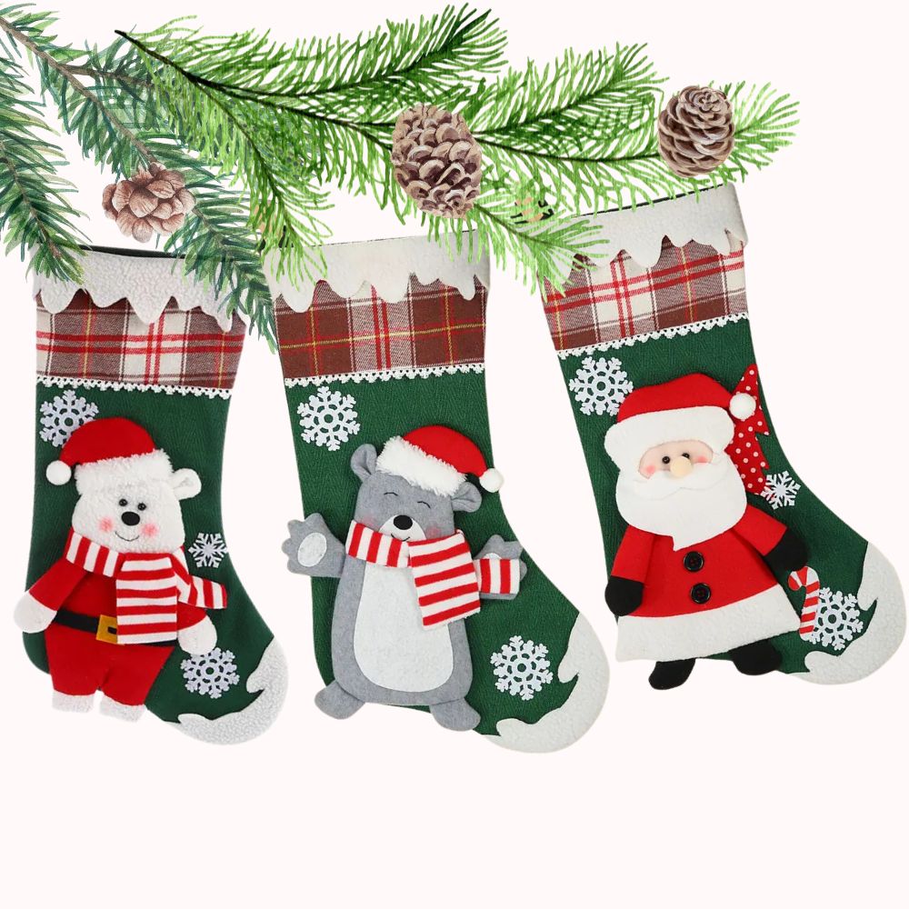 Snowflake Magic Stocking (Polar Bear)