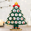 Green DIY Merry Mistletoe Tree with 21 Ornaments