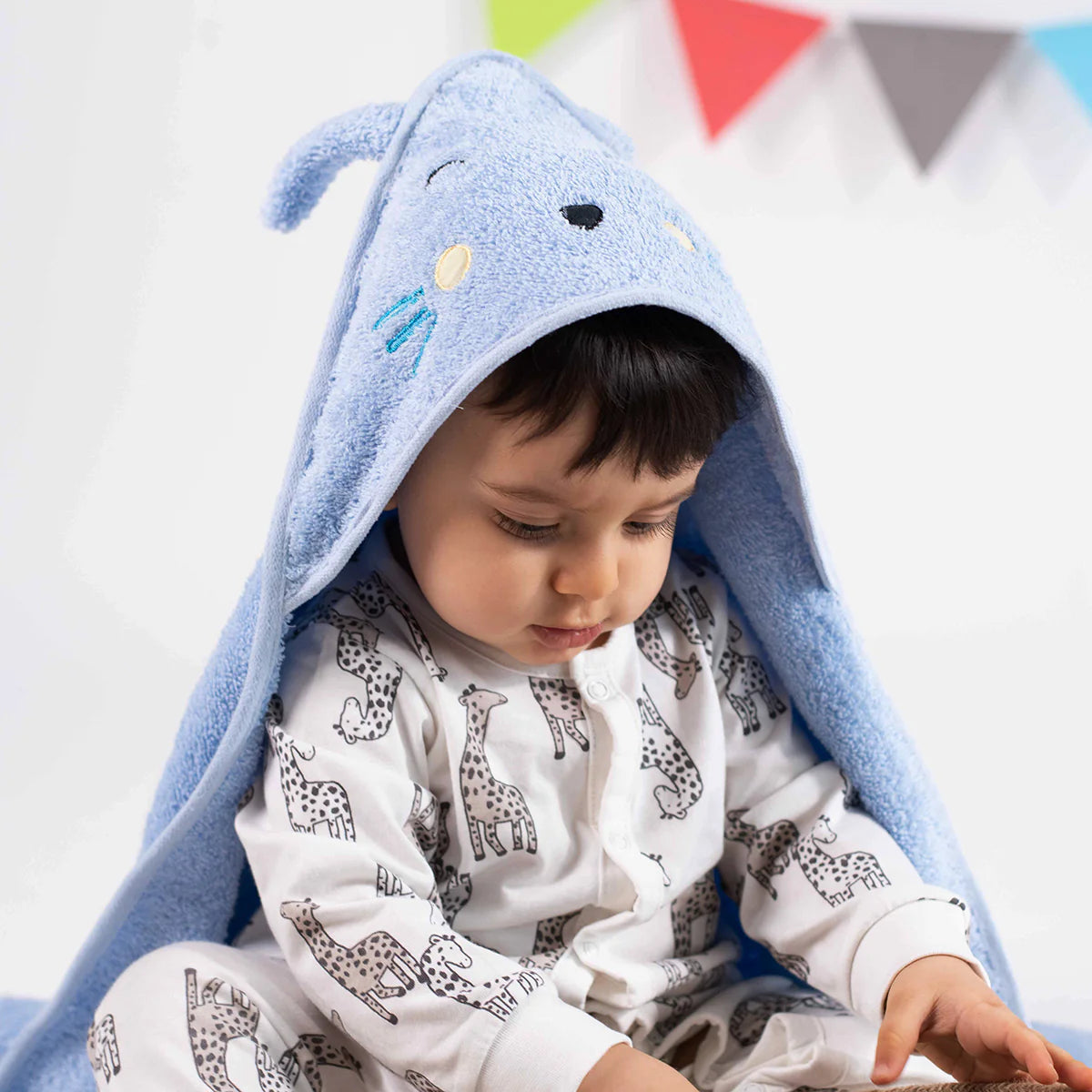 Customized Bunny Hood Baby Bath Towel