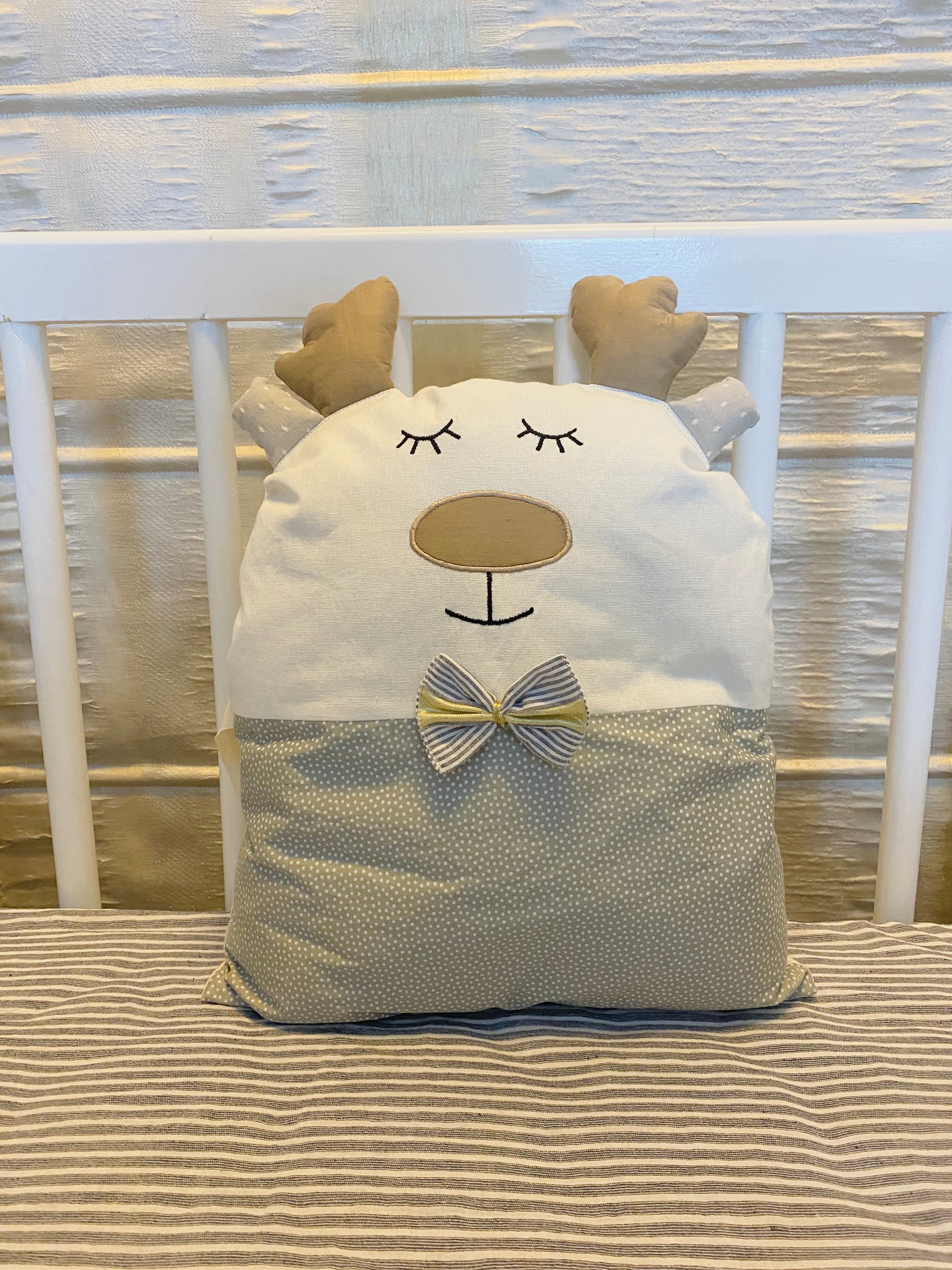 Animal Cot Bumper/Bed Pillows (Pack of 4 pillows)