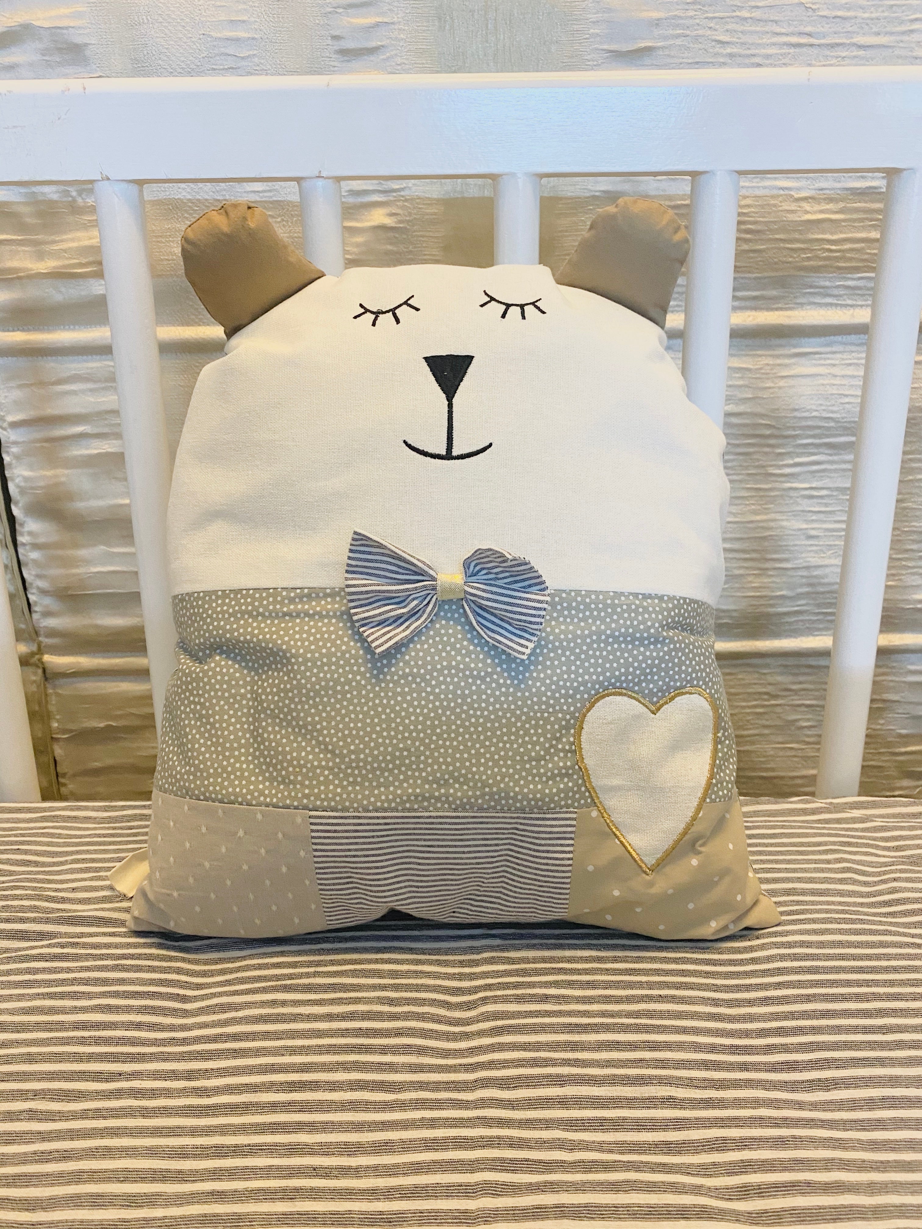Animal Cot Bumper/Bed Pillows (Pack of 4 pillows)