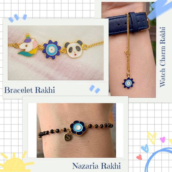 Evil Eye Silver Rakhis – Cute, Safe, and Forever