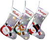 Twinkling Lights Stockings- Santa