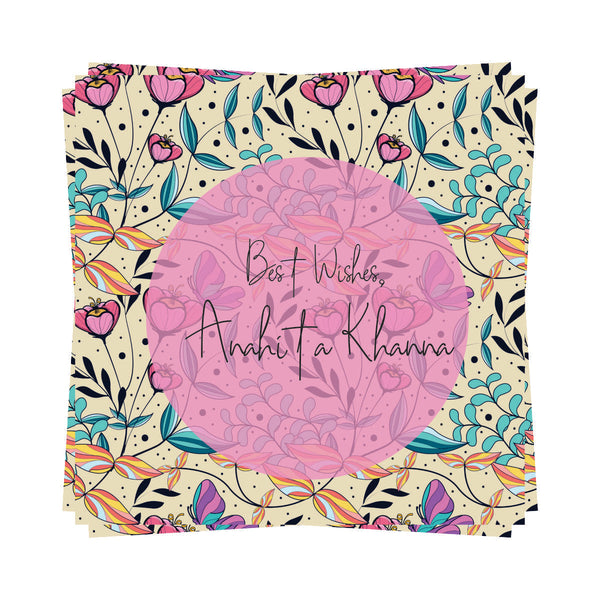 Gift tags Square - Vintage Garden