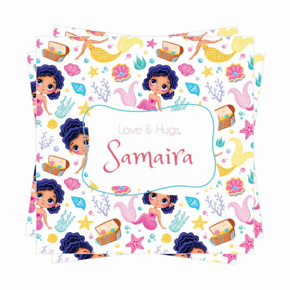 Gift tags Square - Ocean Whimsy