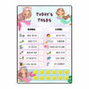 Daily Responsibility Chart  –  Mermaid Cove