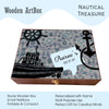 Personalised Wooden Artbox - Nautical Treasure