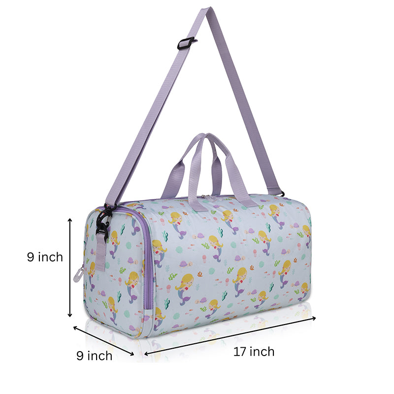 Mermaid Personalized Kids Duffel Bag