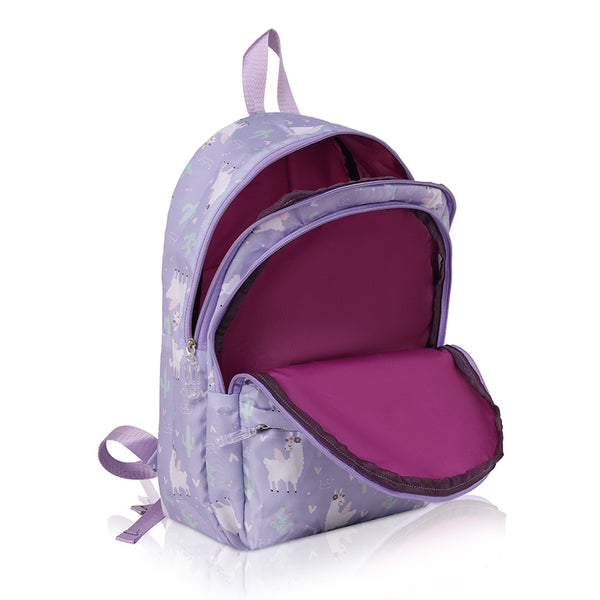 Customized Llama Printed Kids Backpack