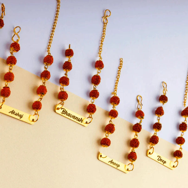 Customized Rudraksh Rakhi