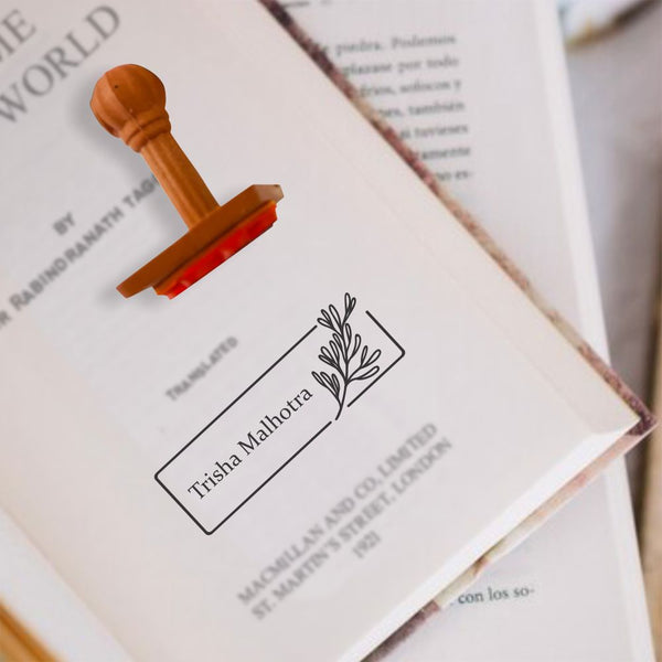 Book stamp - Rustic Charm