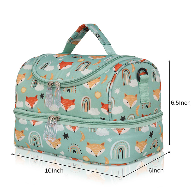 Fox Personalized Kids Lunch Bag
