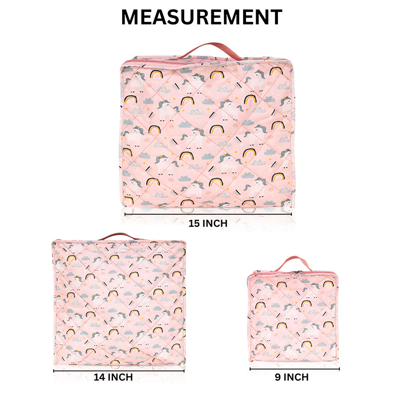 Unicorn Personalized Kids Travel Cubes Set-3