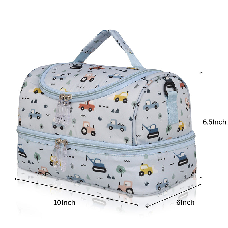 Vehicles Personalized  Kids Lunch Bag