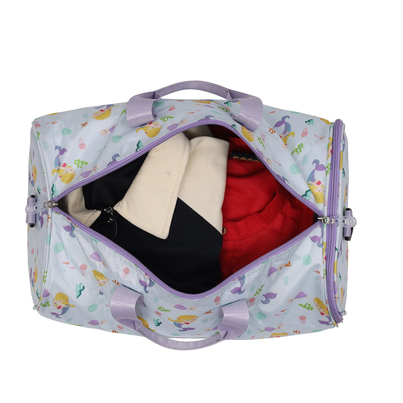 Mermaid Personalized Kids Duffel Bag