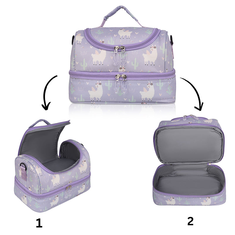 Llama Personalized  Kids Lunch Bag