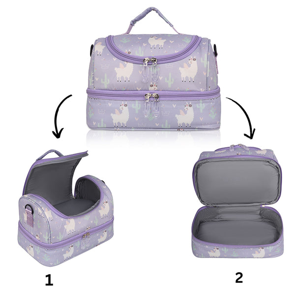 Llama Personalized  Kids Lunch Bag