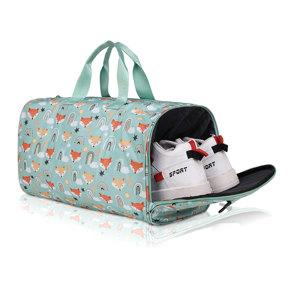 Fox Personalized Kids Duffel Bag