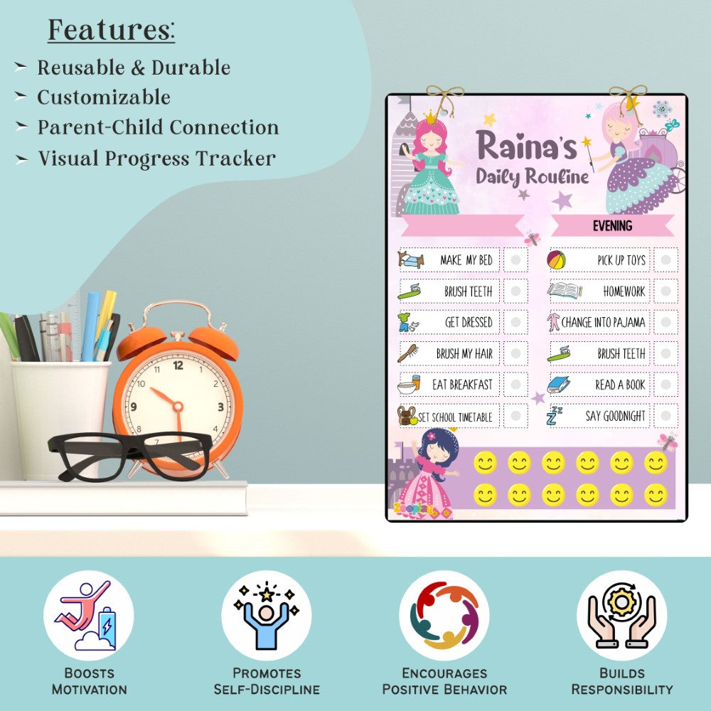 Daily Reward Chart Personalised  – Princess Palace