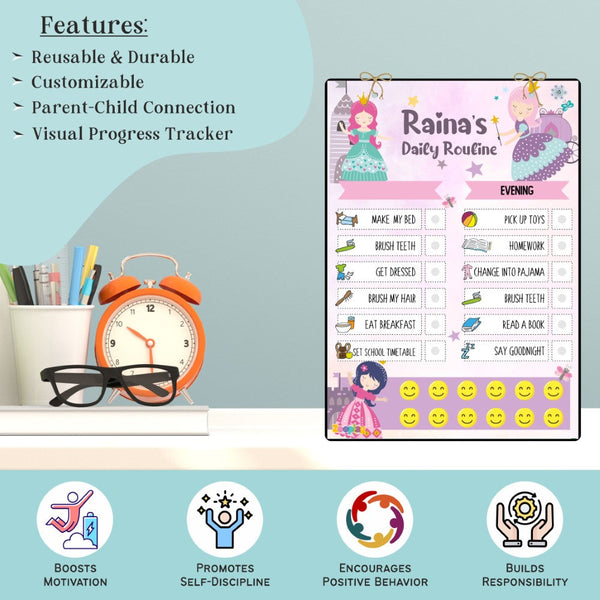 Daily Reward Chart Personalised  – Princess Palace