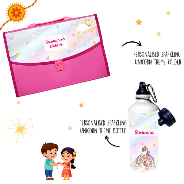 Everyday Essentials Hamper For Rakhi- Sparkling Unicorn