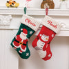 Santa and Frosty Festive Stocking- Happy Santa