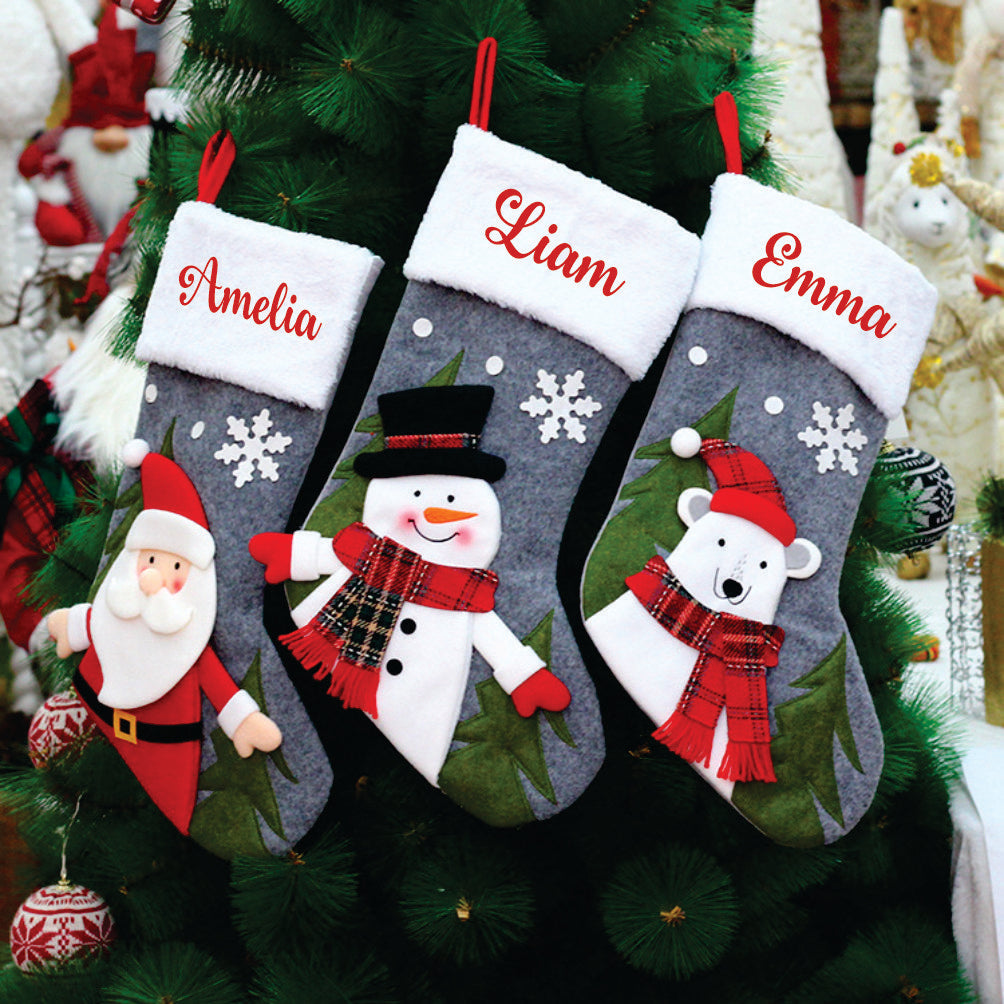 Winter Wonderland Stockings- Snowy Snowman