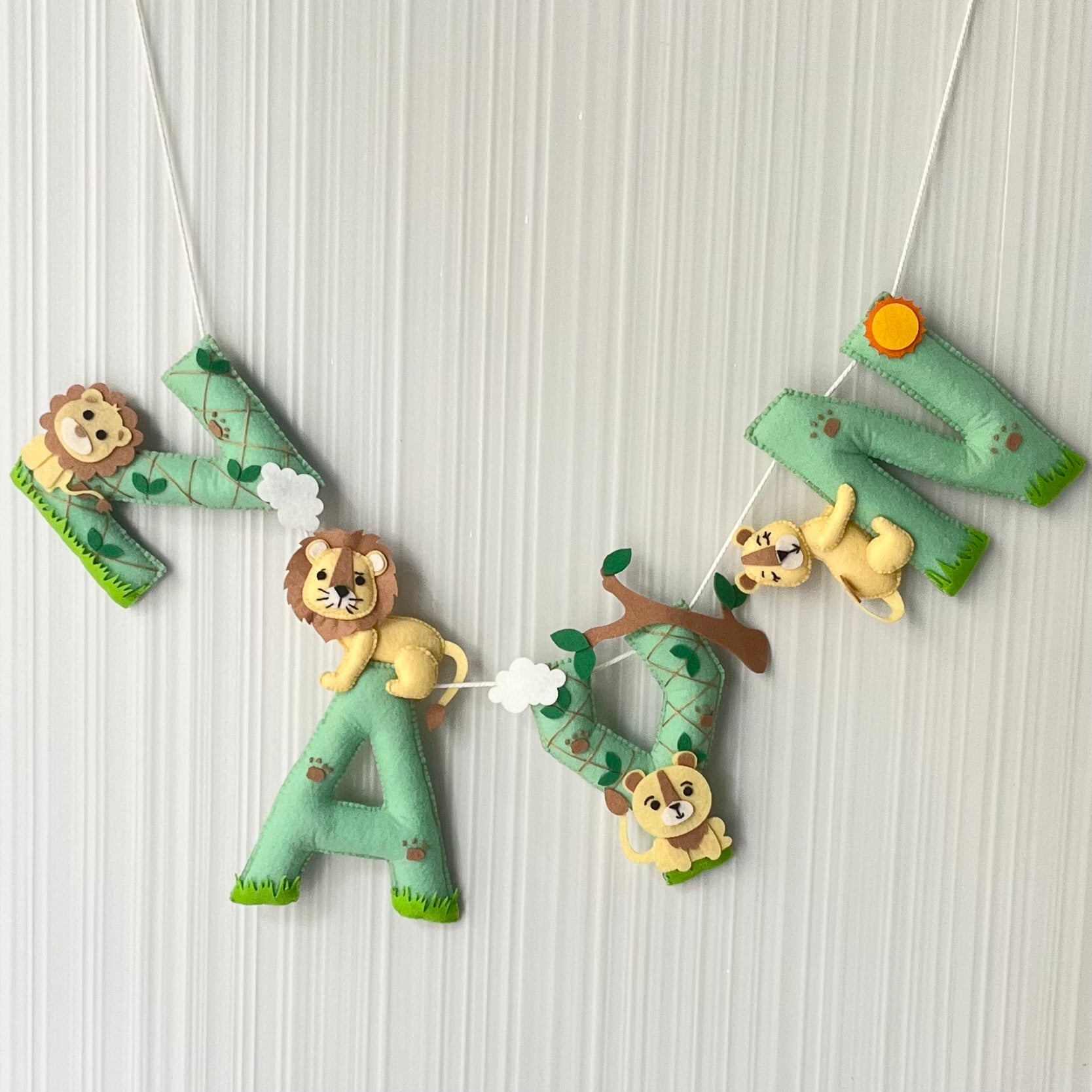 King of the Jungle Name Bunting/Garland