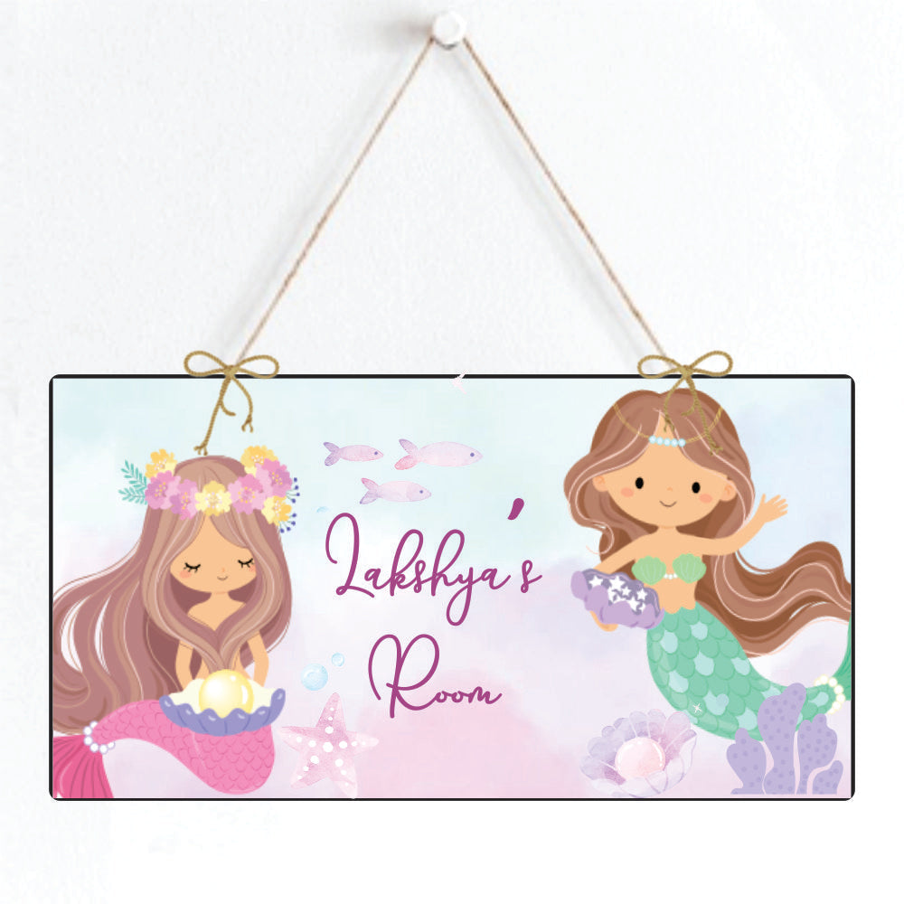 Personalised Door Sign - Mermaid Magic