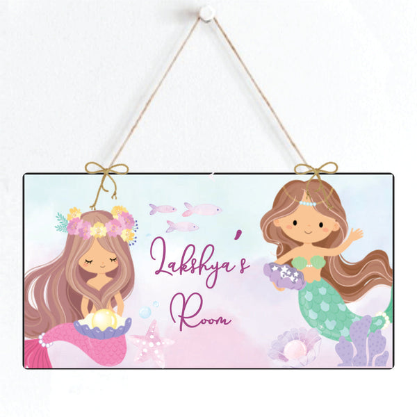Personalised Door Sign - Mermaid Magic