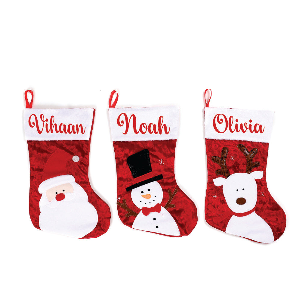The Scarlet Fur Stockings- Set of 3