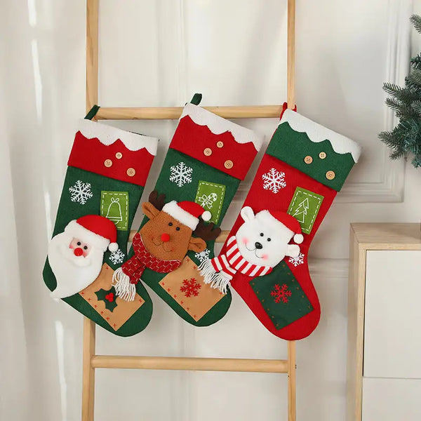 Snowflake Serenade Stocking (Polar Bear)