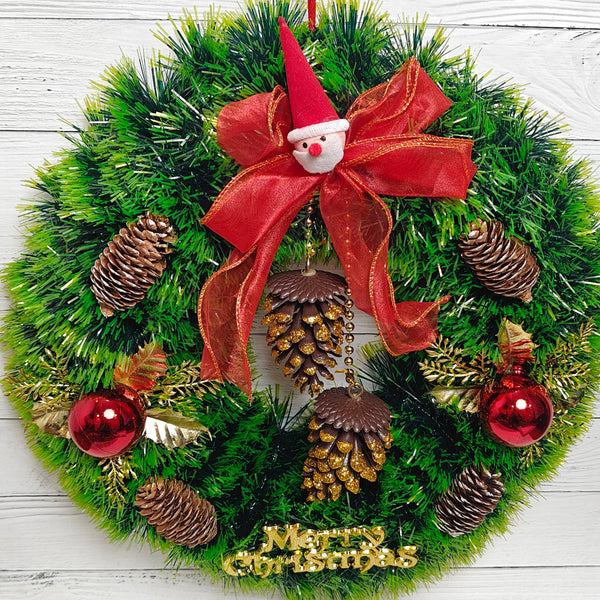 Crimson Charm Wreath