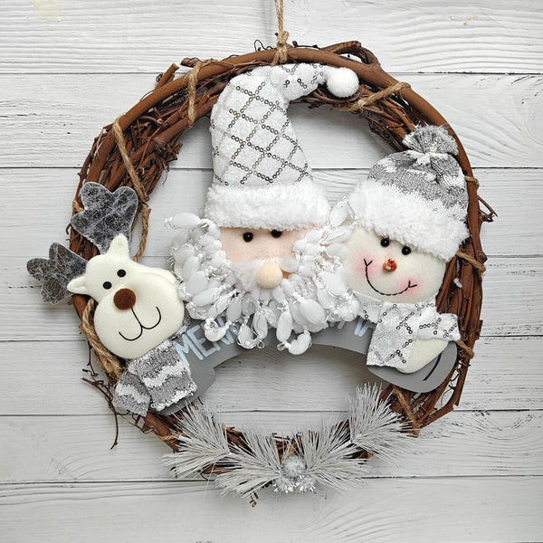 Frosted Woodland Wreath
