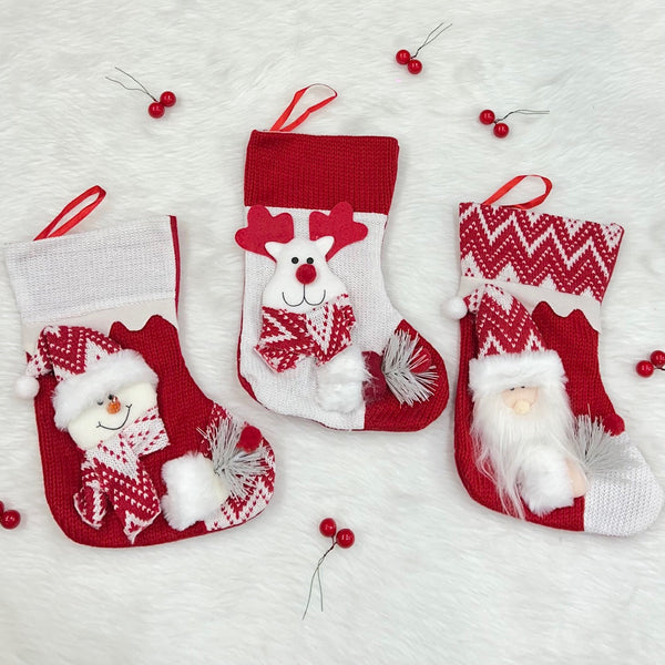 Crochet Comfort Mini Stocking (Reindeer)