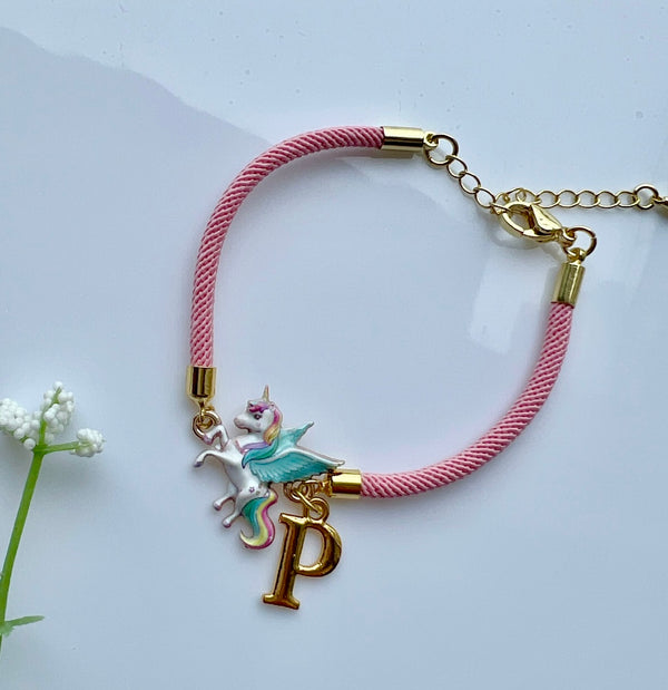 Chain Bracelet Rakhi (Personalised) - Little Unicorn