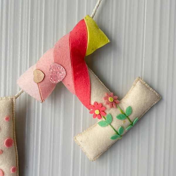 Daisy The Rabbit Name Bunting/Garland
