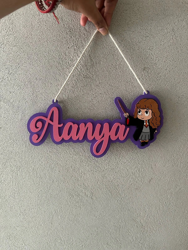 Name & Character Rope Hangings for Kids