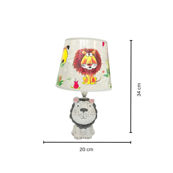 Night Lamp - Roaring Radiance (Grey)