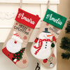 Vintage Vibe Stockings- Snowy Snowman