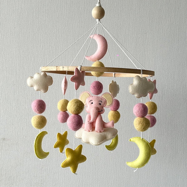 Cot Mobile - Starry Sky Elephant