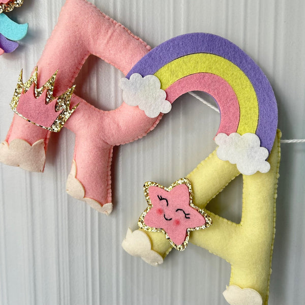 Unicorn Fairy Name Bunting/Garland