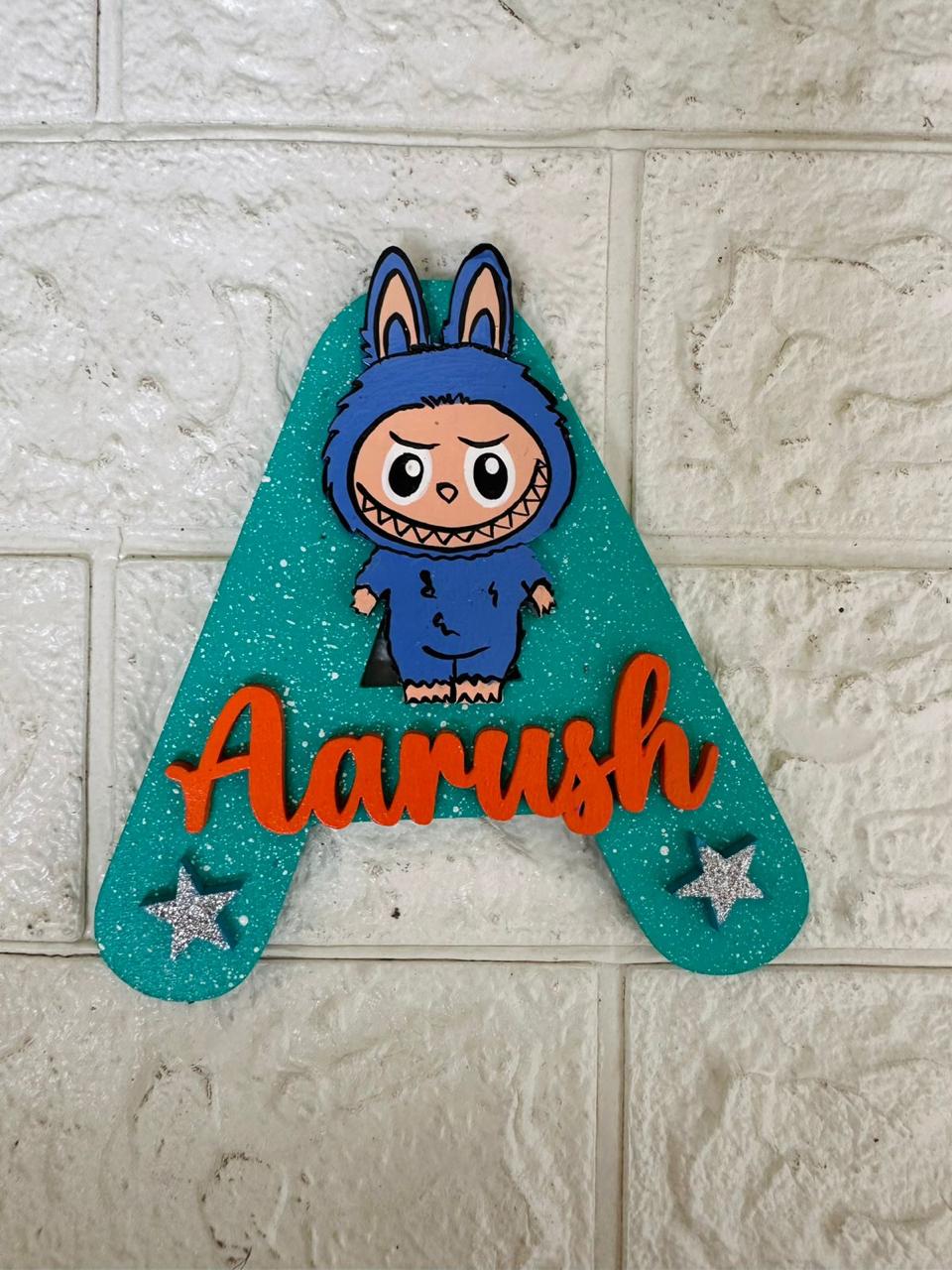 Labubu Customized Letter Magnets For Kids